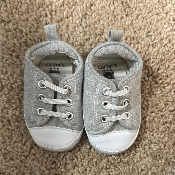 Carter's Gray and White Casual Sneakers for Kids - Picture 1 of 2